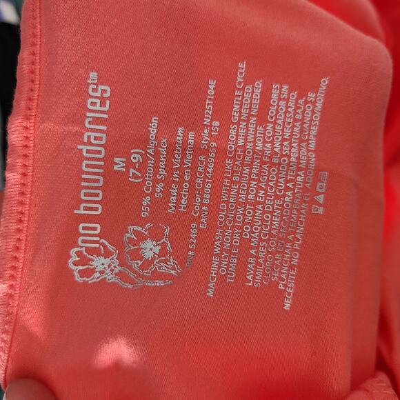 NWT No boundaries orange pink spaghetti strap tank top size medium - Picture 6 of 6